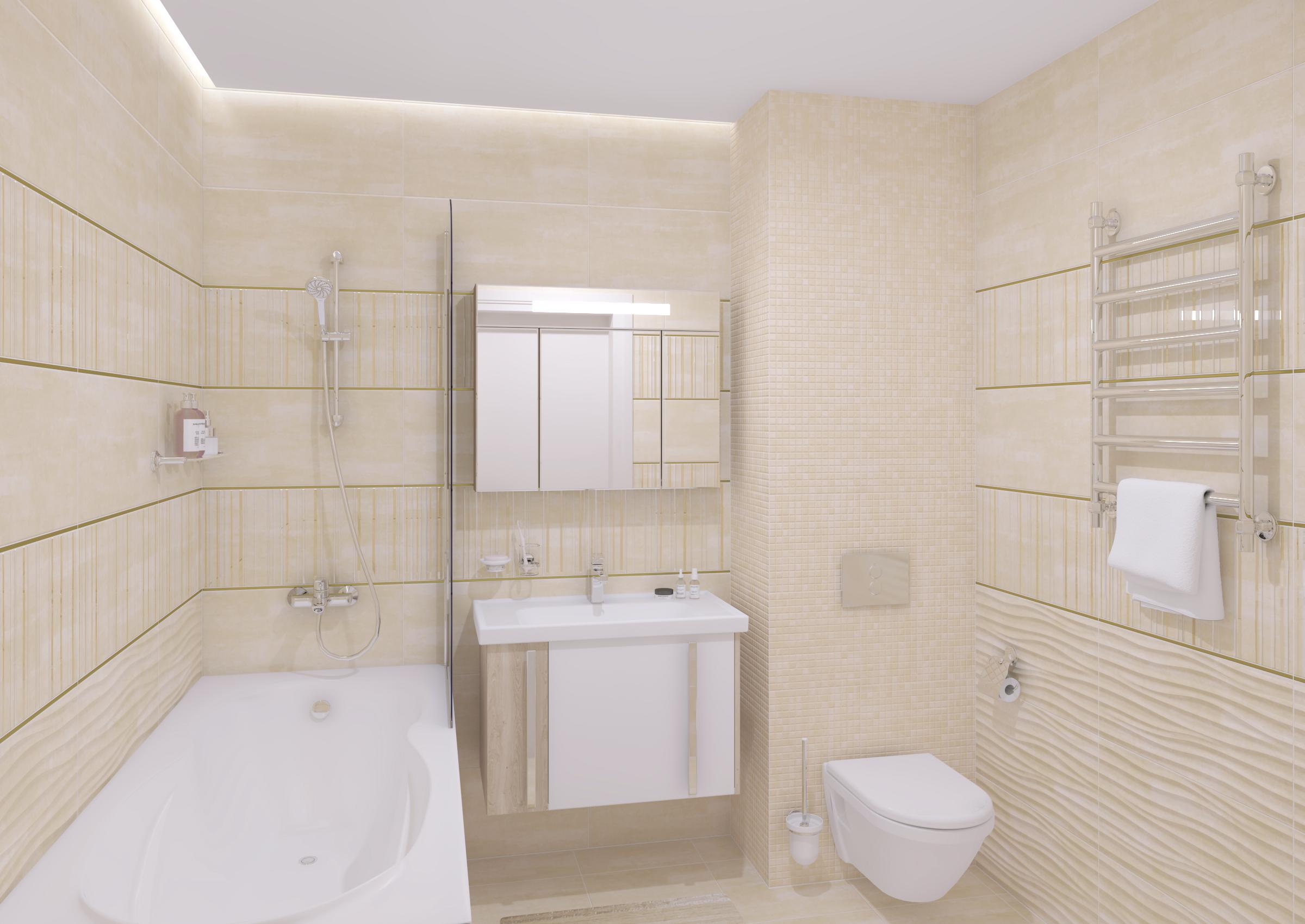 Бежевая ванная: секреты и правила дизайна (48 фото) | Дизайн и интерьер ванной комнаты