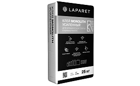 Плиточный клей LAPARET Монолит/Monolith Усиленный 25кг