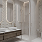 Дерби Беж Керамогранит жасминовый 19,6х19,6 матовый карвинг_2